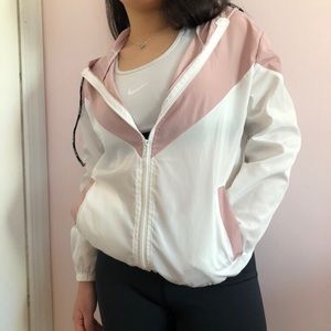 Light pink windbreaker